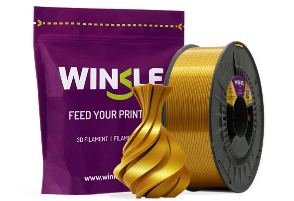 Filament PLA SILK, WINKLE, 1.75MM, KINGS GOLD, 1KG