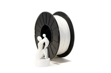 Filament ABS, PREMIUM, WHITE, 1.75MM, 0.85KG, FILALAB